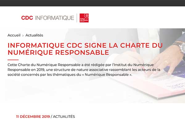 Informatique CDC
