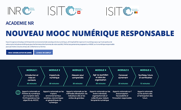 nouvelle version du MOOC Numérique Responsable de l'INR