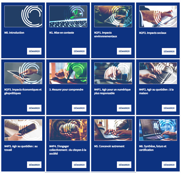 MOOC Numérique Responsable, Module Complet