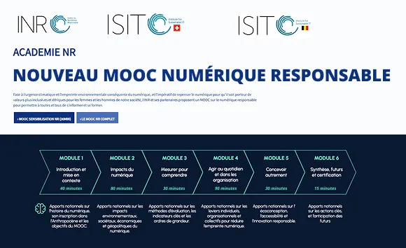 nouvelle version du MOOC Numérique Responsable de l'INR